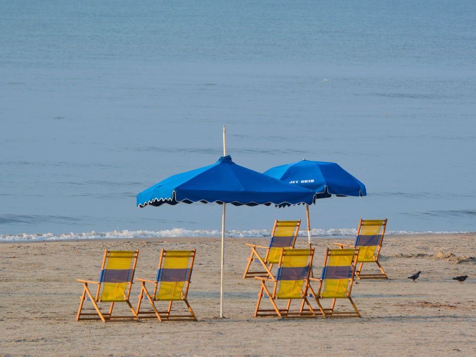 Plenty of Personal Space on Galveston Island Beaches