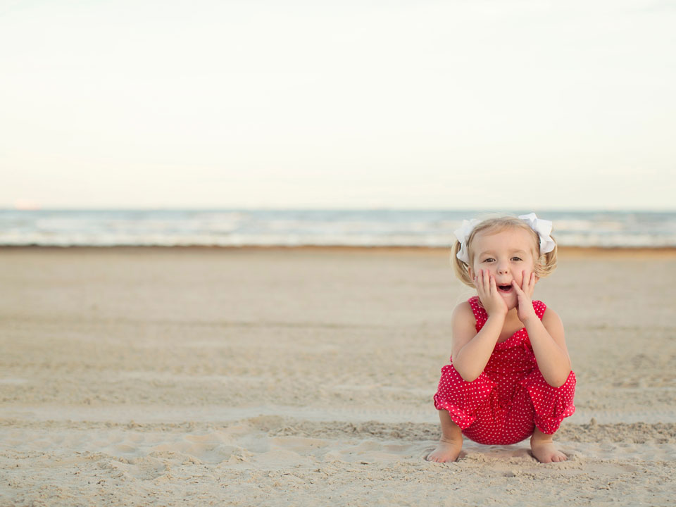 Young Toddler on the Beach Young Toddler on the Beach