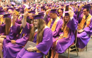 Ball High Student Graduation