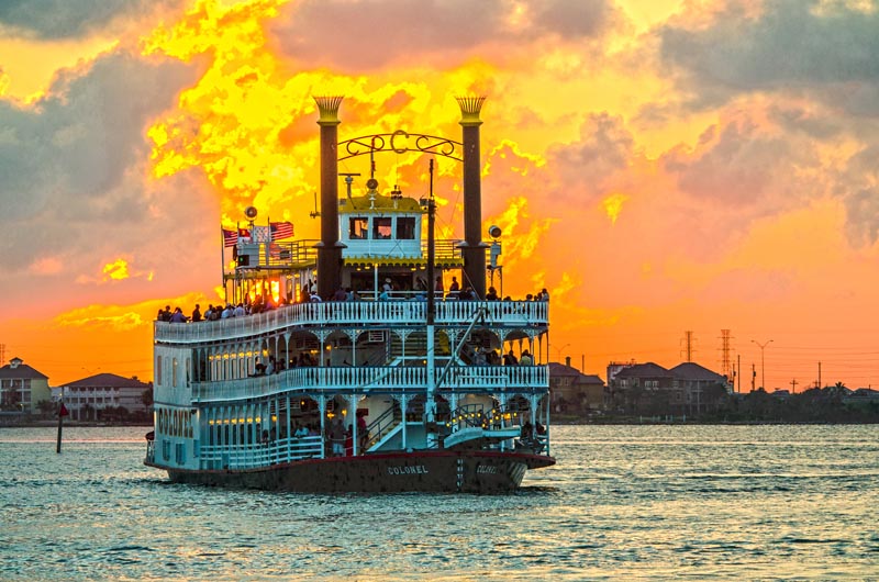 dinner boat cruise galveston