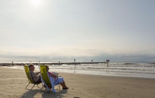 Couple Enjoying the Beach