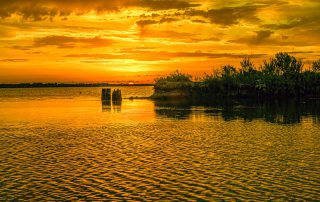 A Glorious Summer Sunset on Galveston Island