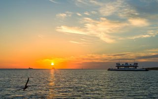 Bolivar Ferry at Sunrise