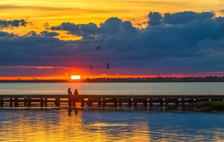 Sunset Over the Bay