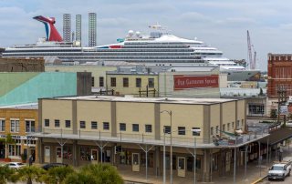 Cruise Ship Departing Galveston