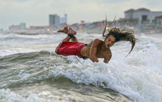 Surfing the Gulf of Mexico