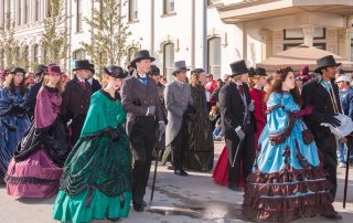 A Choir Sings During Dickens on The Strand