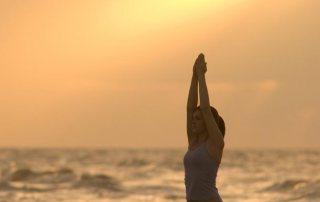 Morning Yoga on East Beach