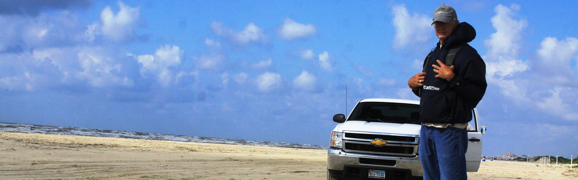 Steve Alexander on Beach