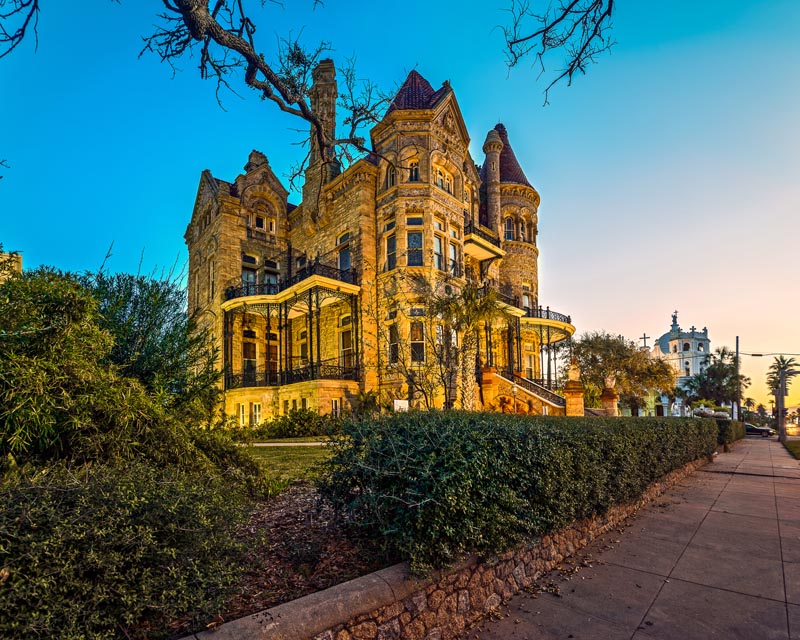 O Palácio Do Bispo, Em Galveston, Texas Imagem de Stock Editorial