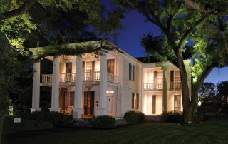 Menard House at Night