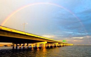 Rainbow Over the Causeway