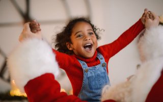 First Visit with Santa