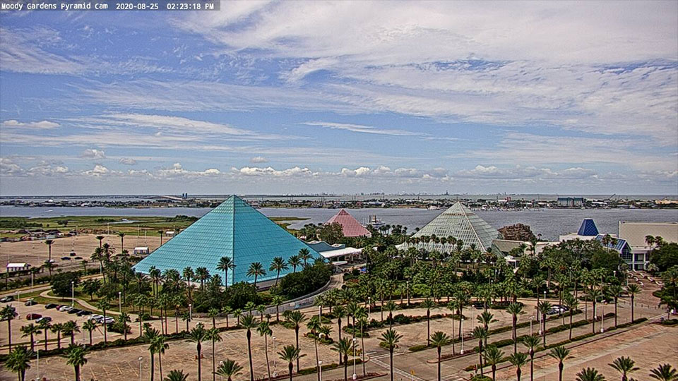 Moody Gardens Webcams 2020-08-25