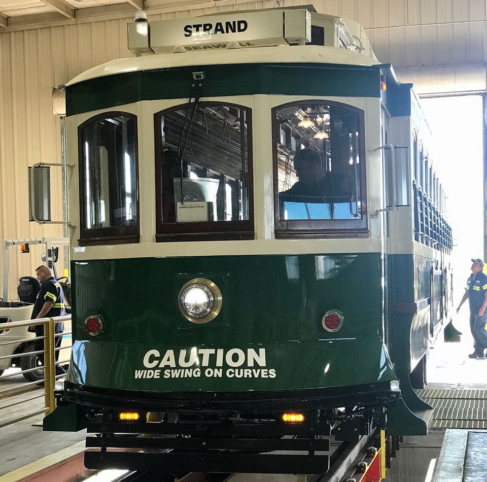 Trolley 501 at Trolley Barn