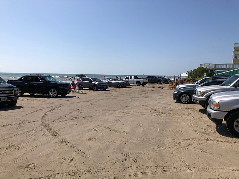 Beach Access Point 10 at Hershey Beach - Parking to the West