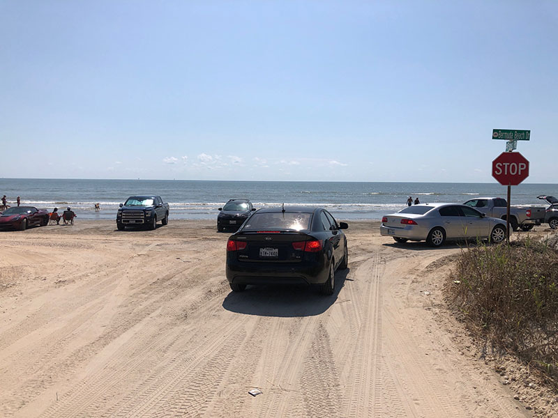 Beach Access Point 12 at Bermuda Beach - Pabst Road Entering Beach