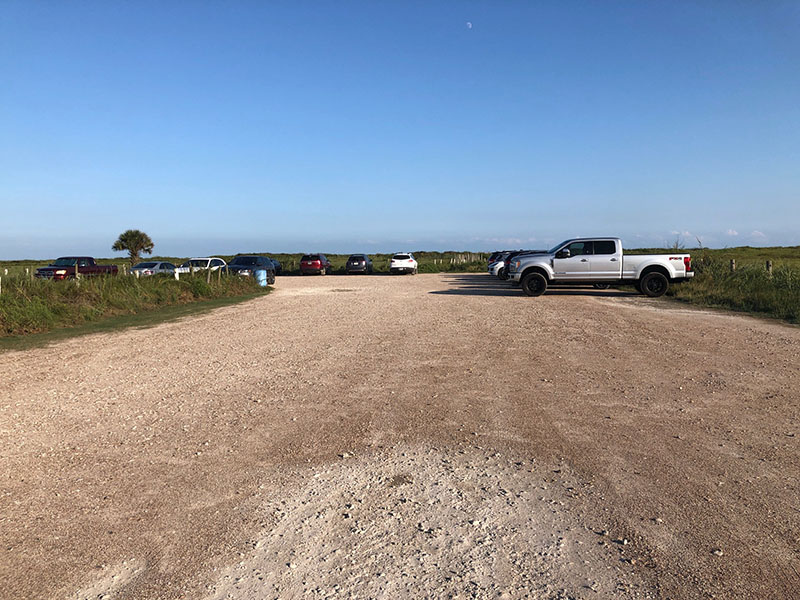 Beach Access Point 1A Gravel Parking Lot