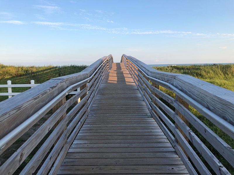 Beach Access Point 1C Boardwalk at Grand Beach