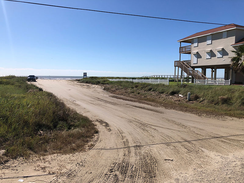 Beach Access Point 35 at Half Moon Beach - Entrance