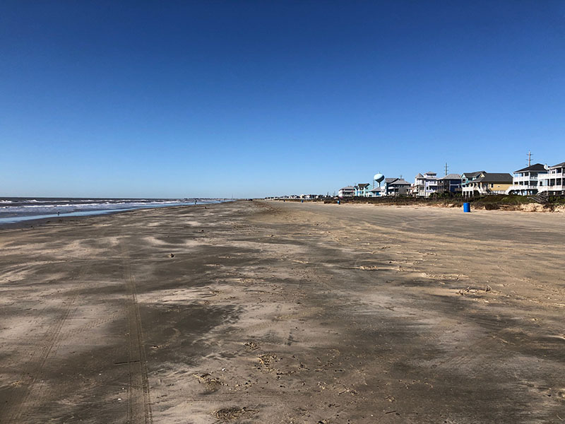 Beach Access Point 35 at Half Moon Beach - West View