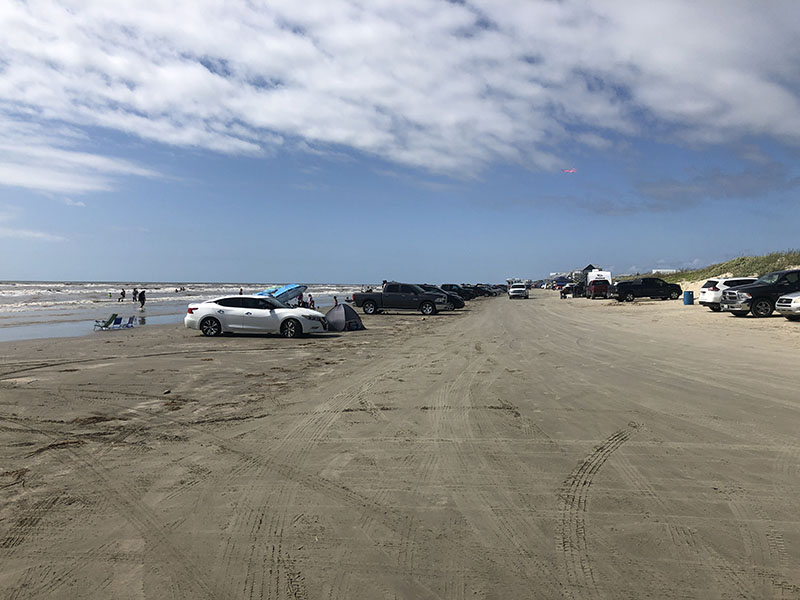 Beach Access Point 7 - Parking on Beach