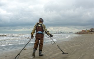 Metal Detector on the Beach