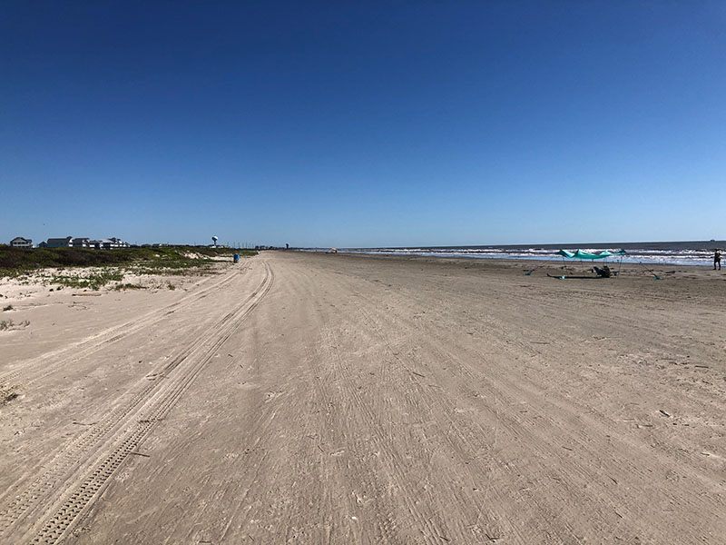 Point West Boardwalk to Beach - East View