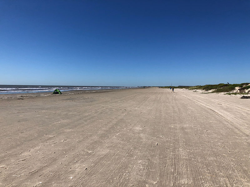 Point West Boardwalk to Beach - West View