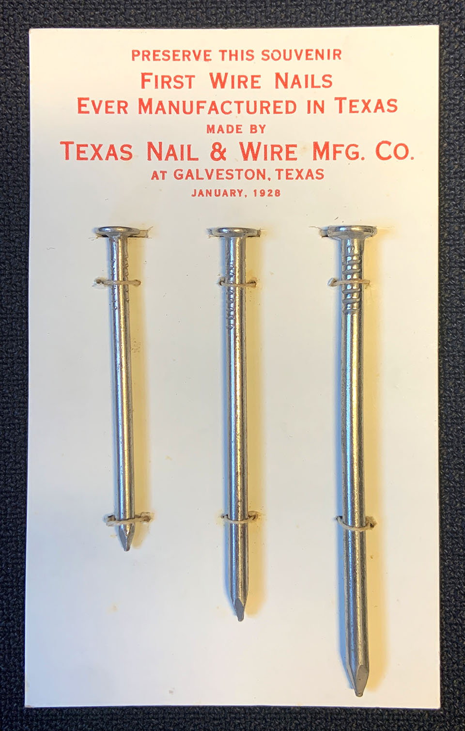 First Wire Nails Manufactured in Texas First Wire Nails Manufactured in Texas