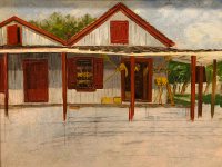 Painting of Guzzi's Store