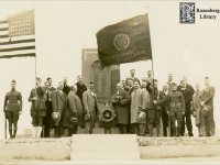 Members of American Legion at WWI Memorial in 1927