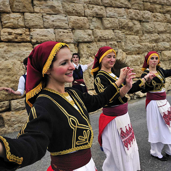 Dancers at Galveston Island Greek Festival