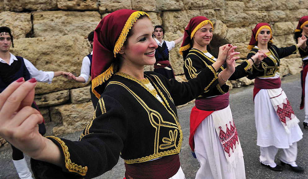 Dancers at Galveston Island Greek Festival