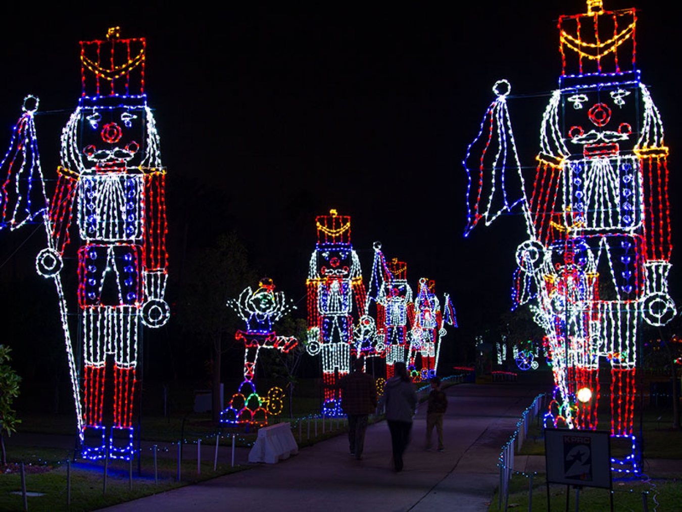 Nutcrackers on Festival of Lights Trail