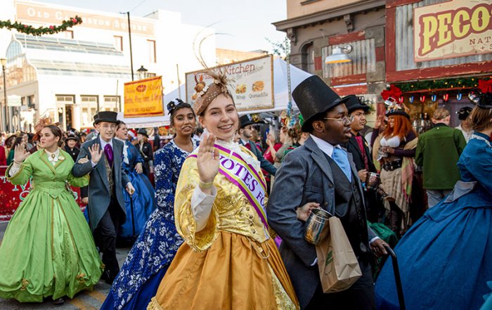 Parade at Dickens on The Strand