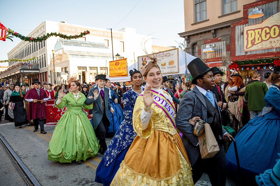 Parade at Dickens on The Strand