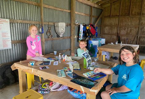 Watercolor Painting at Coastal Heritage Preserve