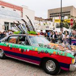Decorated Art Car in Parade