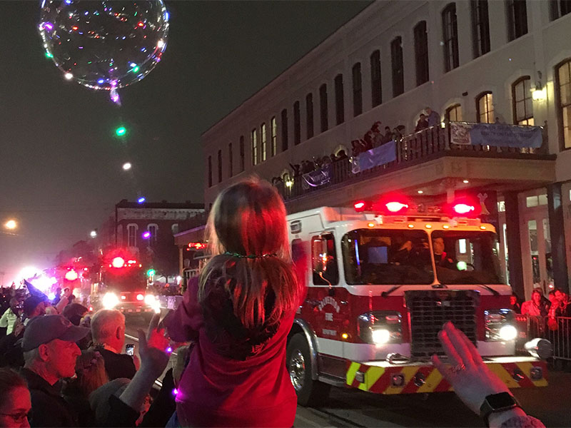 Fire Trucks in Parade