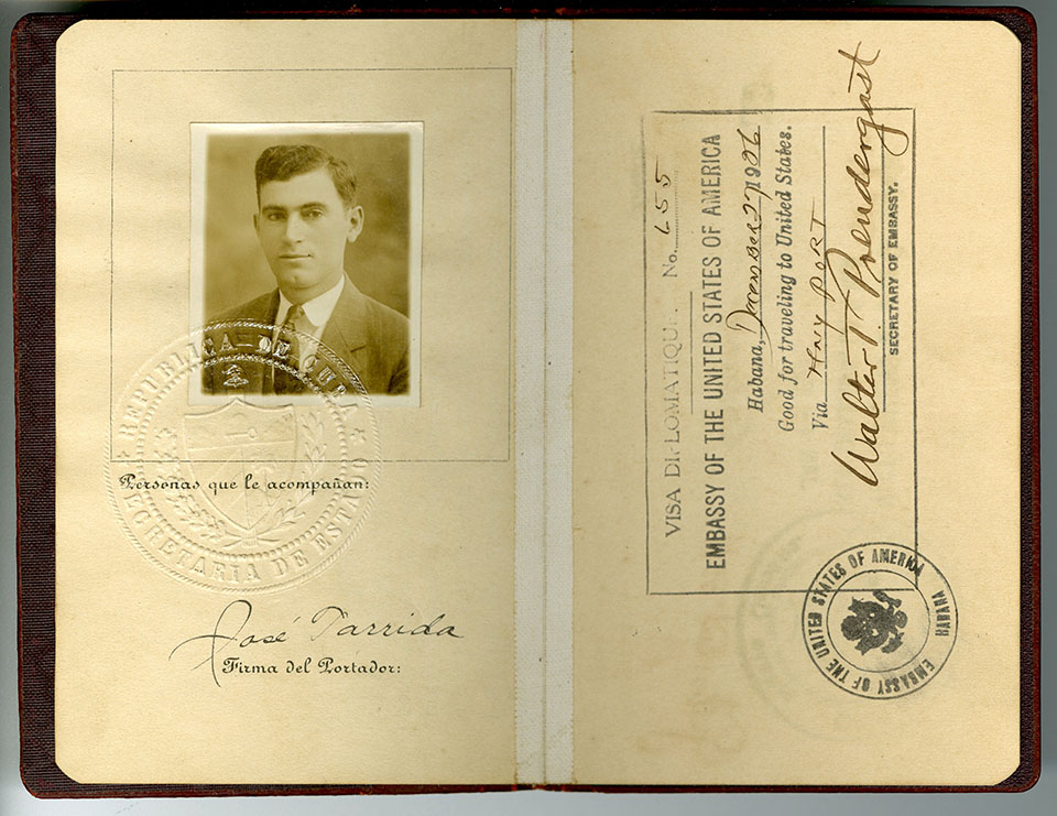 Jose Tarrida Passport