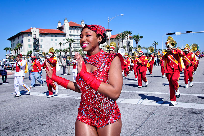 Marching Band on the Seawall