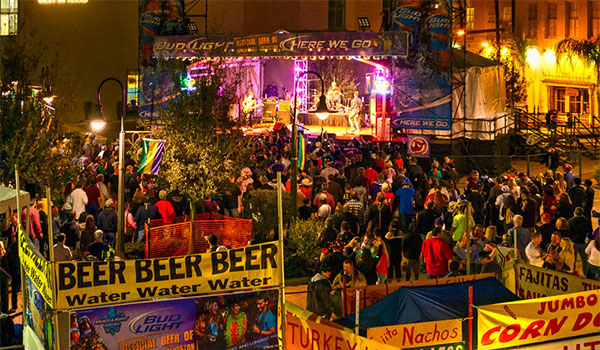 Mardi Gras Concert on Strand