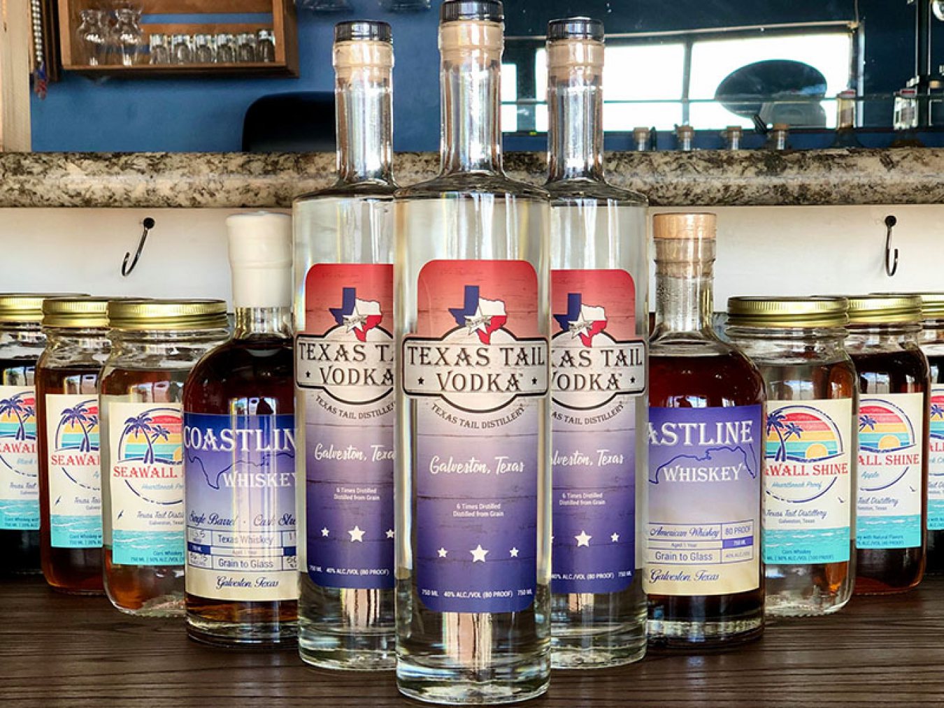 Texas Tail Distillery Bottles