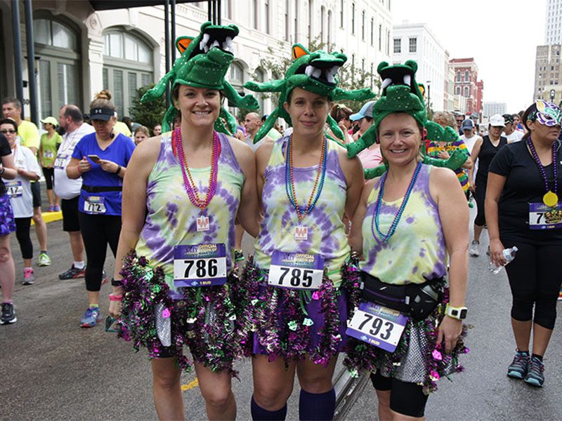 Woman at 5K Run