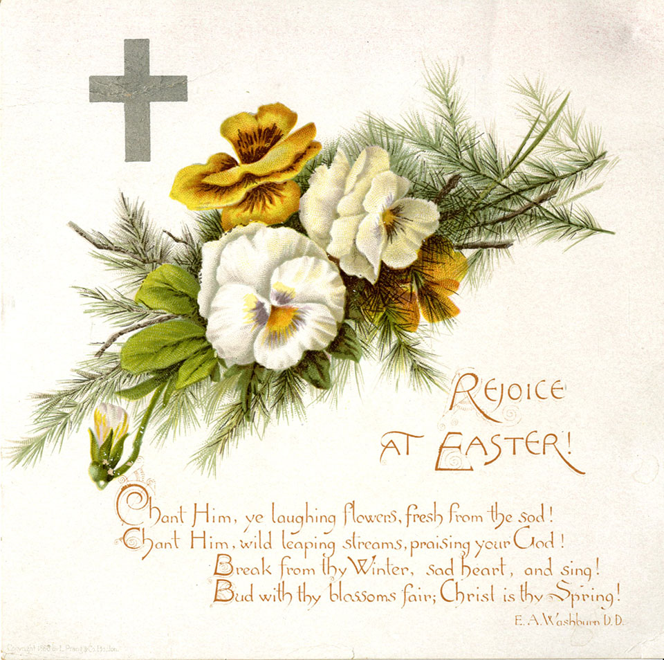 Z L White Family Easter Card