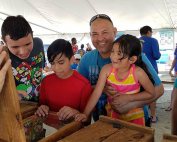 People at World Oceans Day