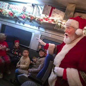 Santa on The Polar Express