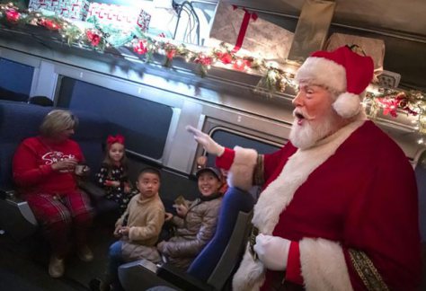 Santa on The Polar Express