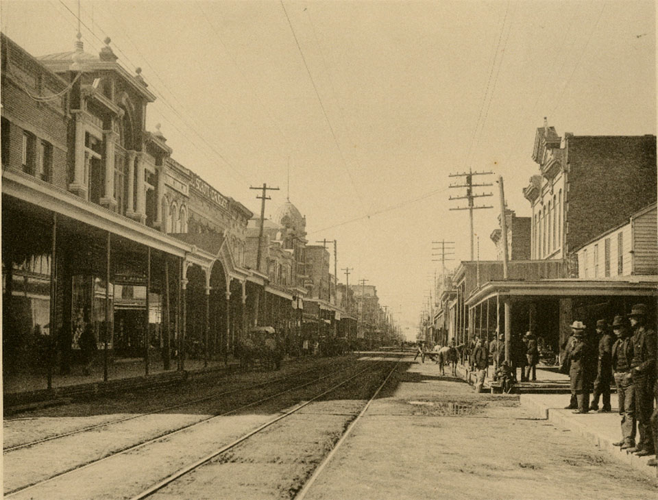 1894 Rails on Market Street